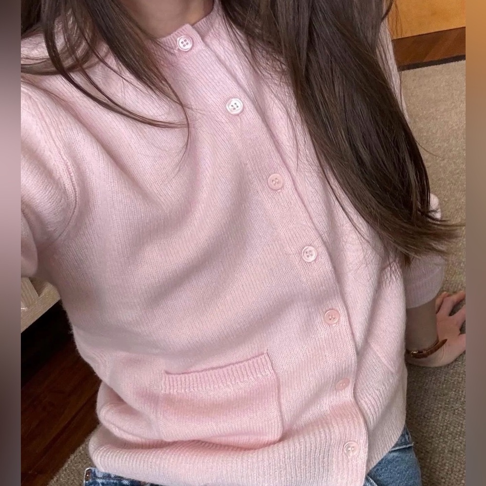 NWOT DÔEN Freya crewneck cardigan - Picture 9 of 12